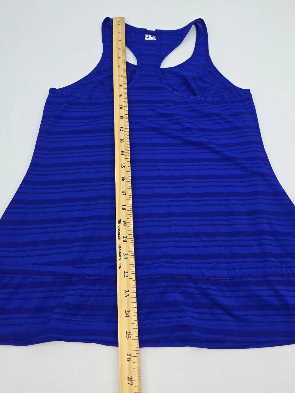 Fila Women's Royal Blue Striped Racerback Tank Size XS AG-3461 - Picture 8 of 10